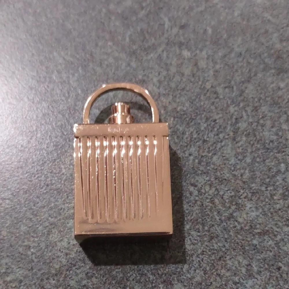 Chloe Mini Perfume Bottle Gold Tone Pendant - Picture 3 of 5